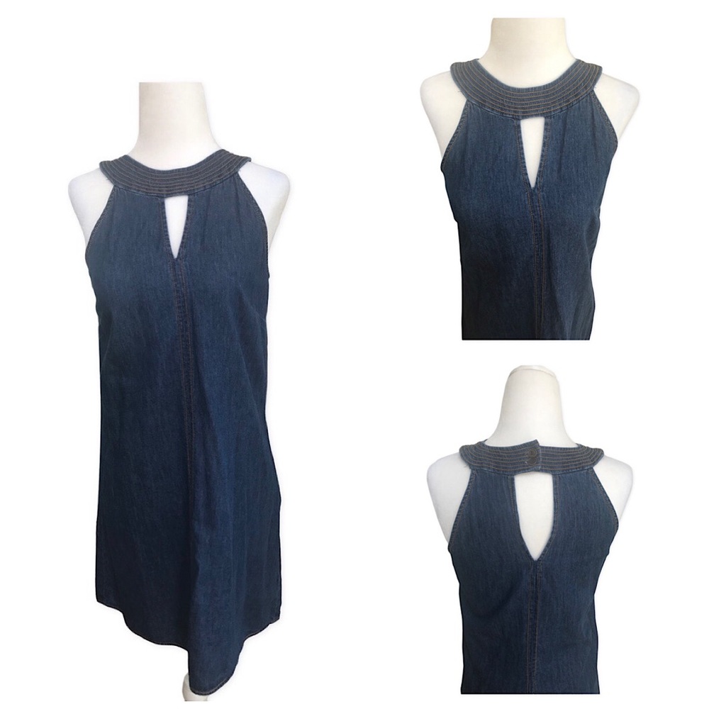Bluet Denim Straight Mini Dress. 
Size: 2